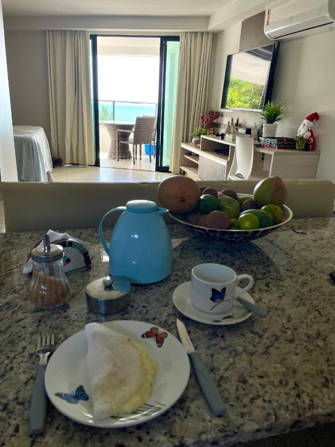 Tabatinga Residence Flat Pe Na Areia II Conde  Exterior photo